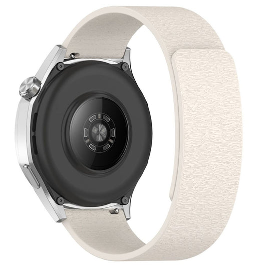 Samsung Galaxy Watch/Garmin Forerunner etc. Silicone Watch Strap – White