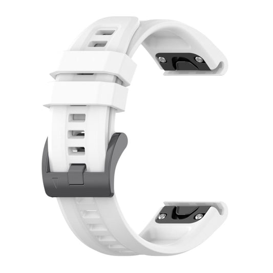 Garmin Instinct 2 Solar Solid Color Silicone Watch Band - White