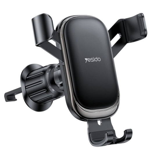 Yesido Phone Holder with Gravity Sensor for Car Air Vent - Black