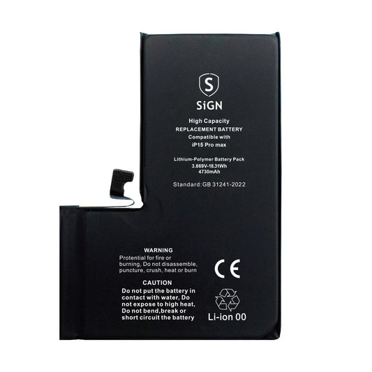 iPhone 15 Pro Max High capacity battery - 4730mAh