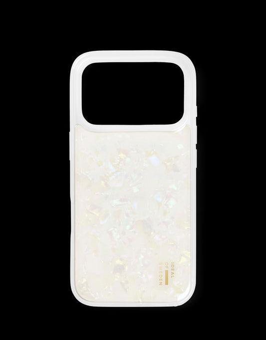 iDeal of Sweden iPhone 17 Pro Pearlised Case - White