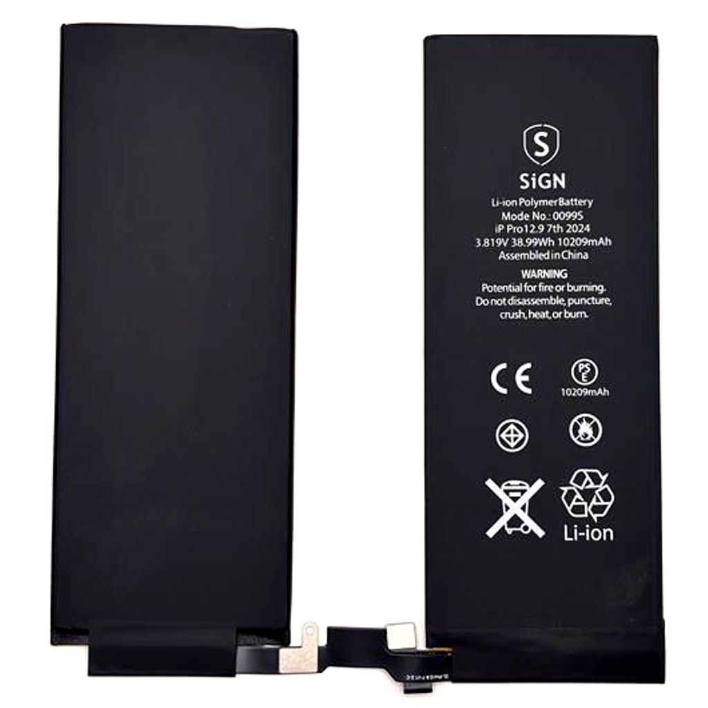 IPad Pro 12.9 7th Gen 2024 batteri
