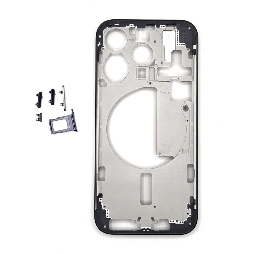 IPhone 15 Pro Midframe – blå Titanium
