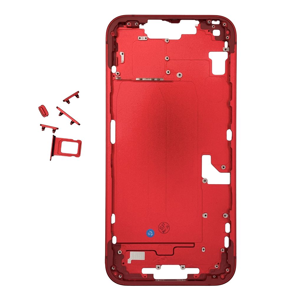 IPhone 14 Plus Midframe – röd