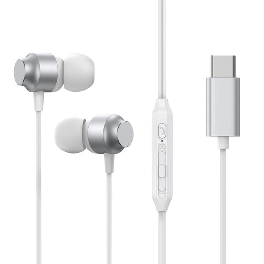 Joyroom JR-EC06 USB-C in-ear headphones – white