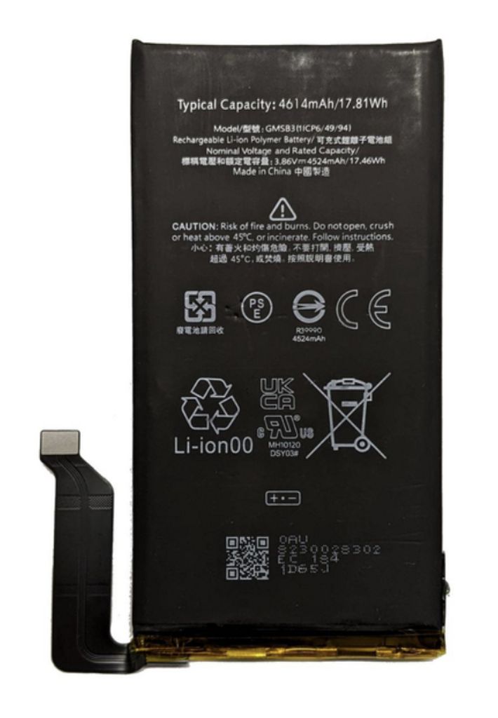 Google Pixel 9 Pro XL batteri