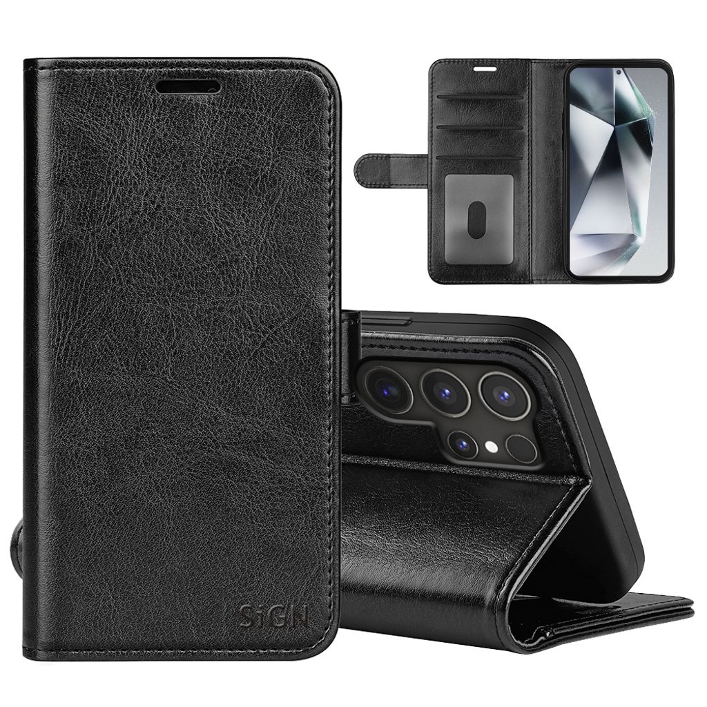 SiGN Samsung Galaxy S25 Ultra plånboksfodral – svart