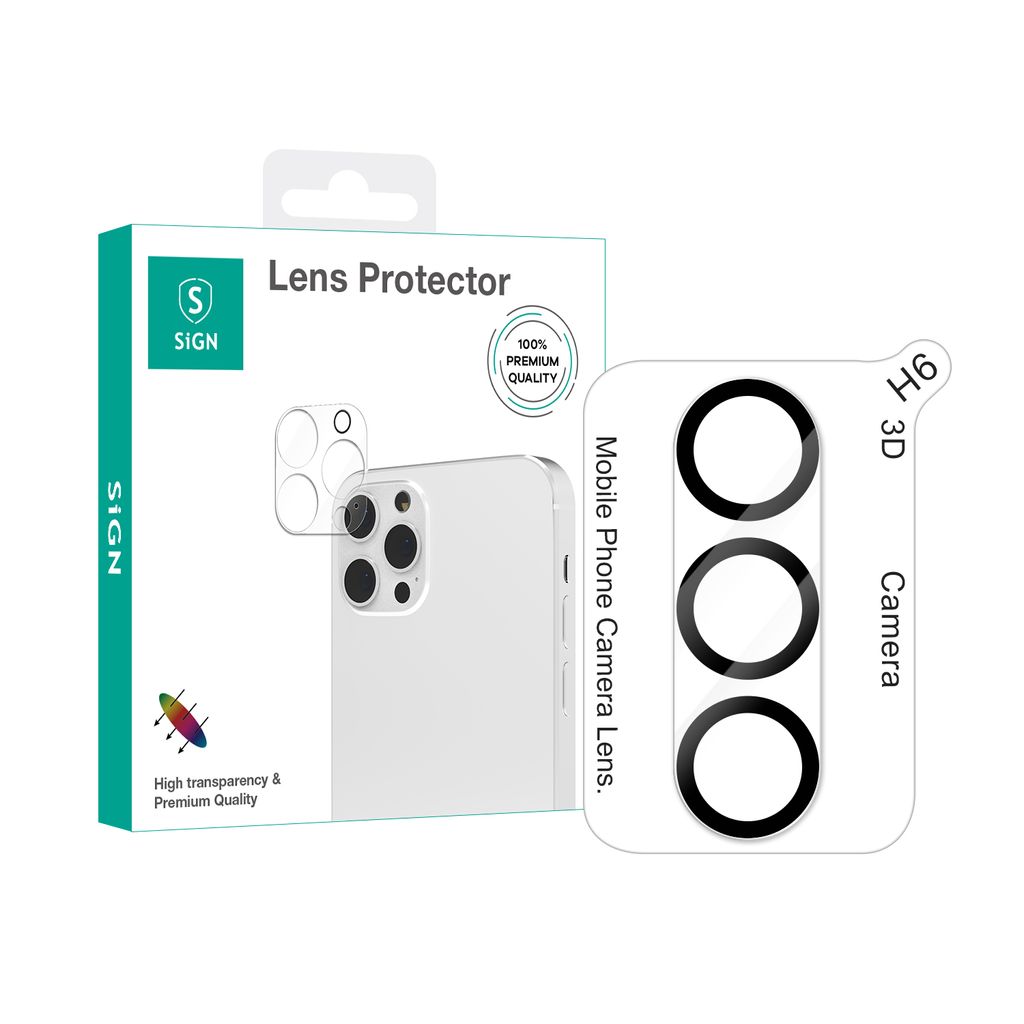 SiGN härdat glas Lens Protector till Samsung Galaxy S25 FE