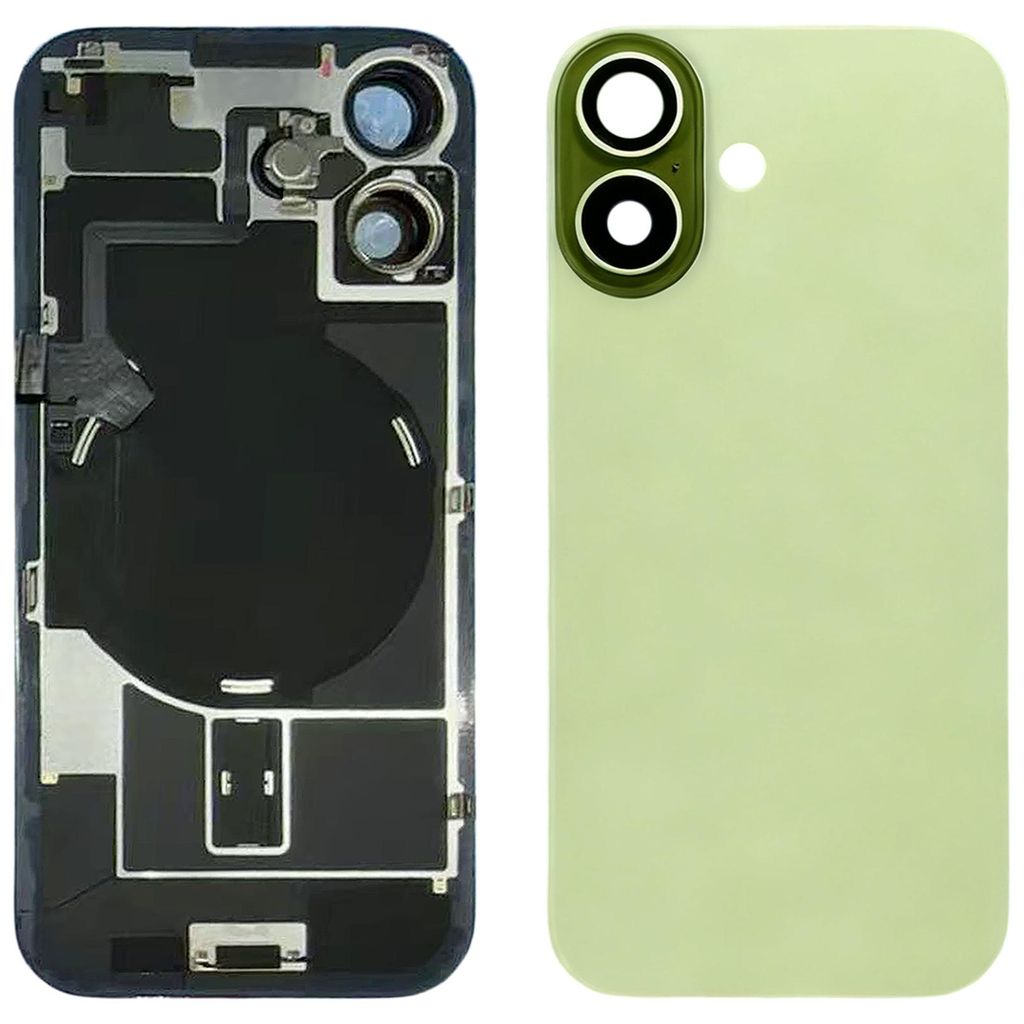 IPhone 17 bakstycke med smådelar (utan logotyp) - Sage
