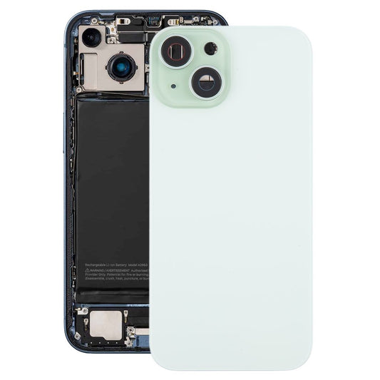 iPhone 15 Plus Back Cover with Small Parts (No Logo) - Green