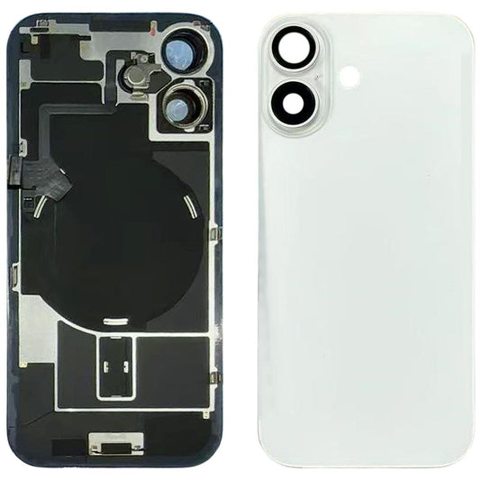 iPhone 17 Back Cover with Small Parts (No Logo) - White