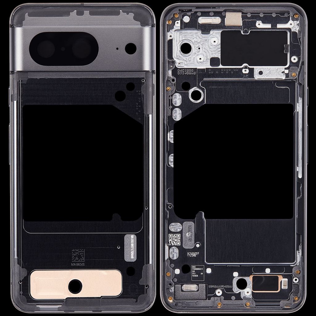 Google Pixel 8 Middle Frame – svart