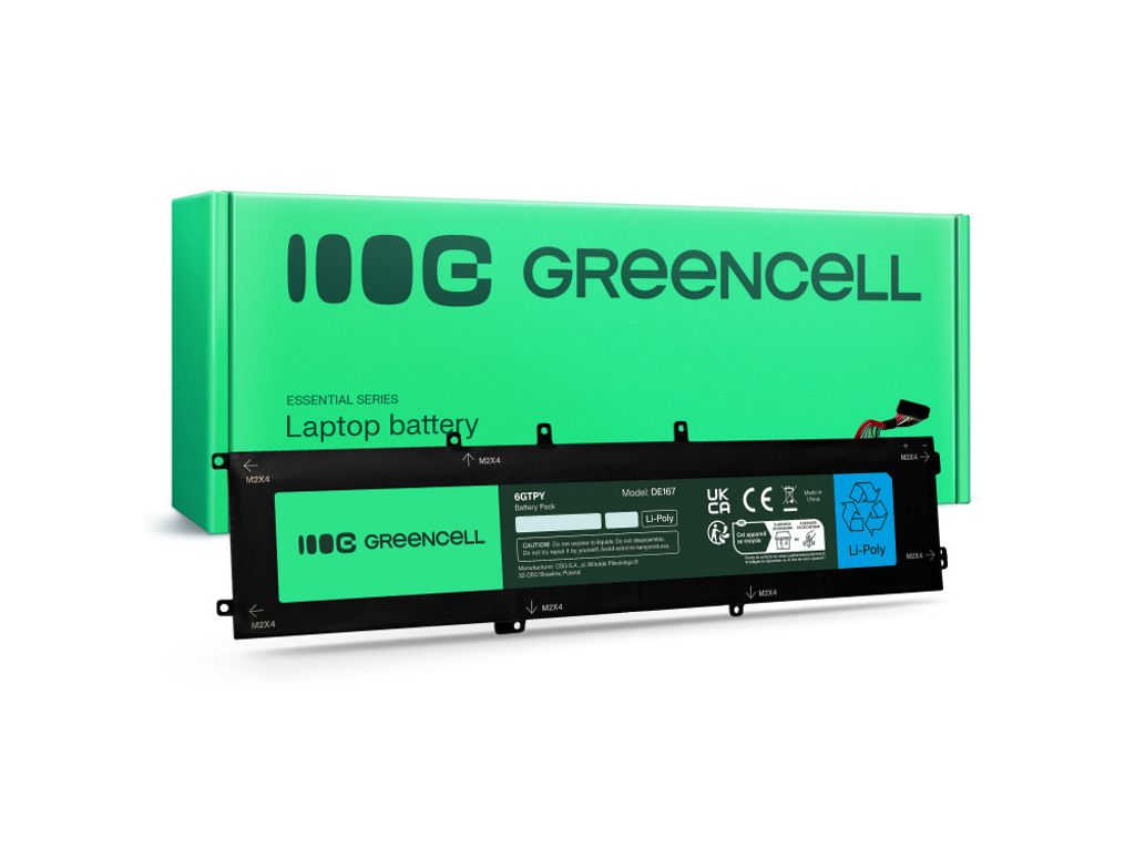 Greencell Battery for Dell 6GTPY/GPM03 Dell Precision 5530/5520/5540/XPS15