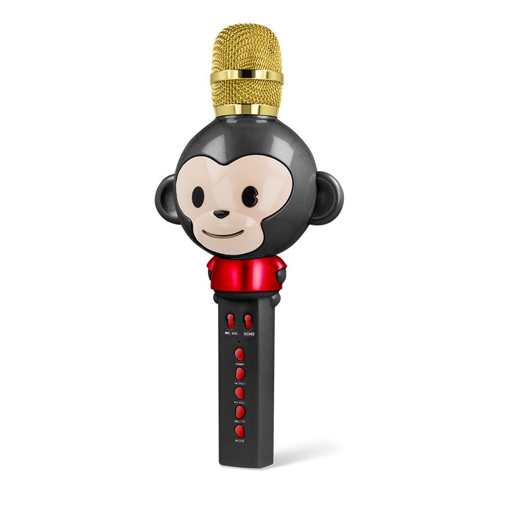 Maxlife Bluetooth Microphone with Speaker Animal – Black
