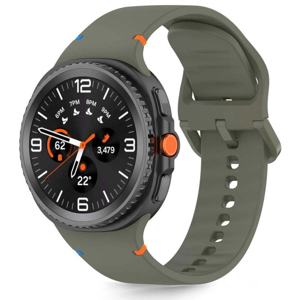 Tech-Protect silikon klockarmband för Samsung Galaxy Watch 8/8 Classic - grön