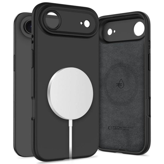 Tech-Protect silikon MagSafe skal för iPhone Air - svart