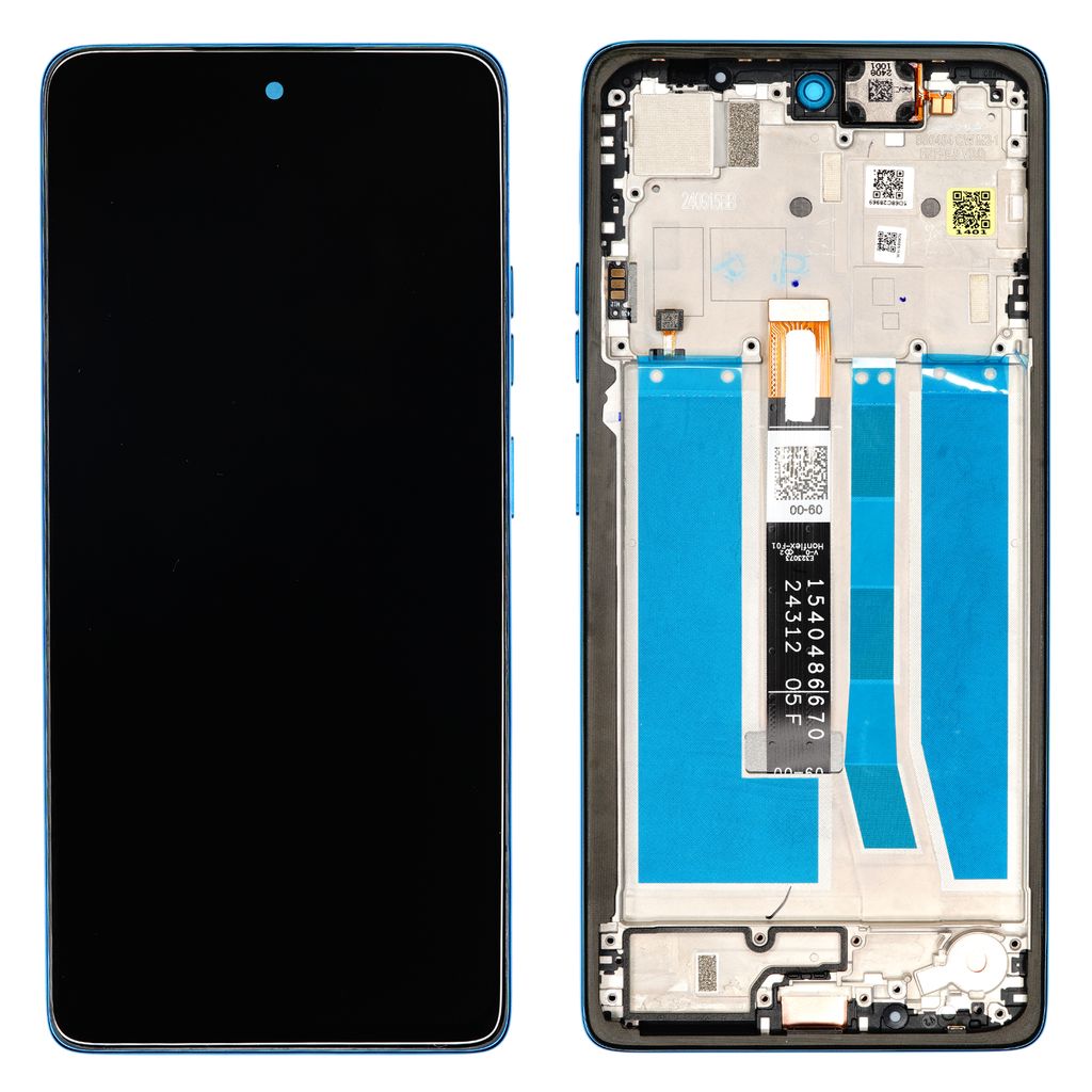 Motorola Moto G75 LCD-display Original – Aqua blå