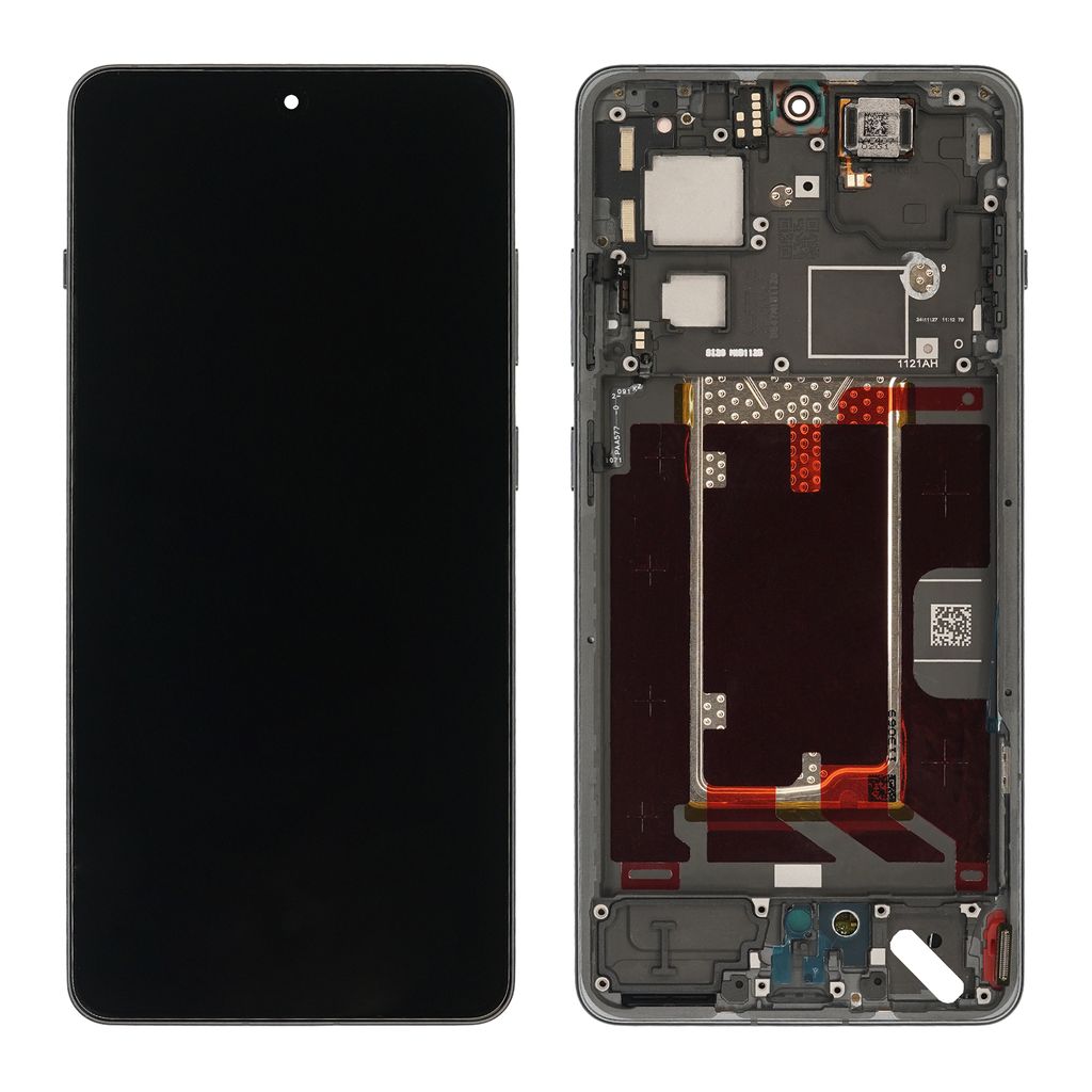 OnePlus 13R (CPH2645/CPH2691/CPH2647) LCD-display – svart