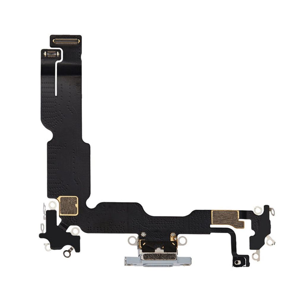 IPhone 15 Plus Original laddkontakt flexkabel – blå