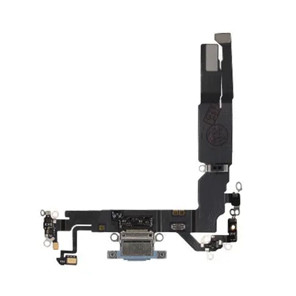 IPhone 17 laddkontakt flexkabel – Mist blå