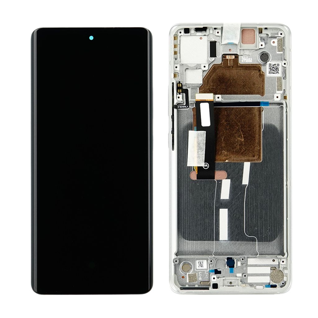 Motorola Edge 30 Fusion LCD-display – vit