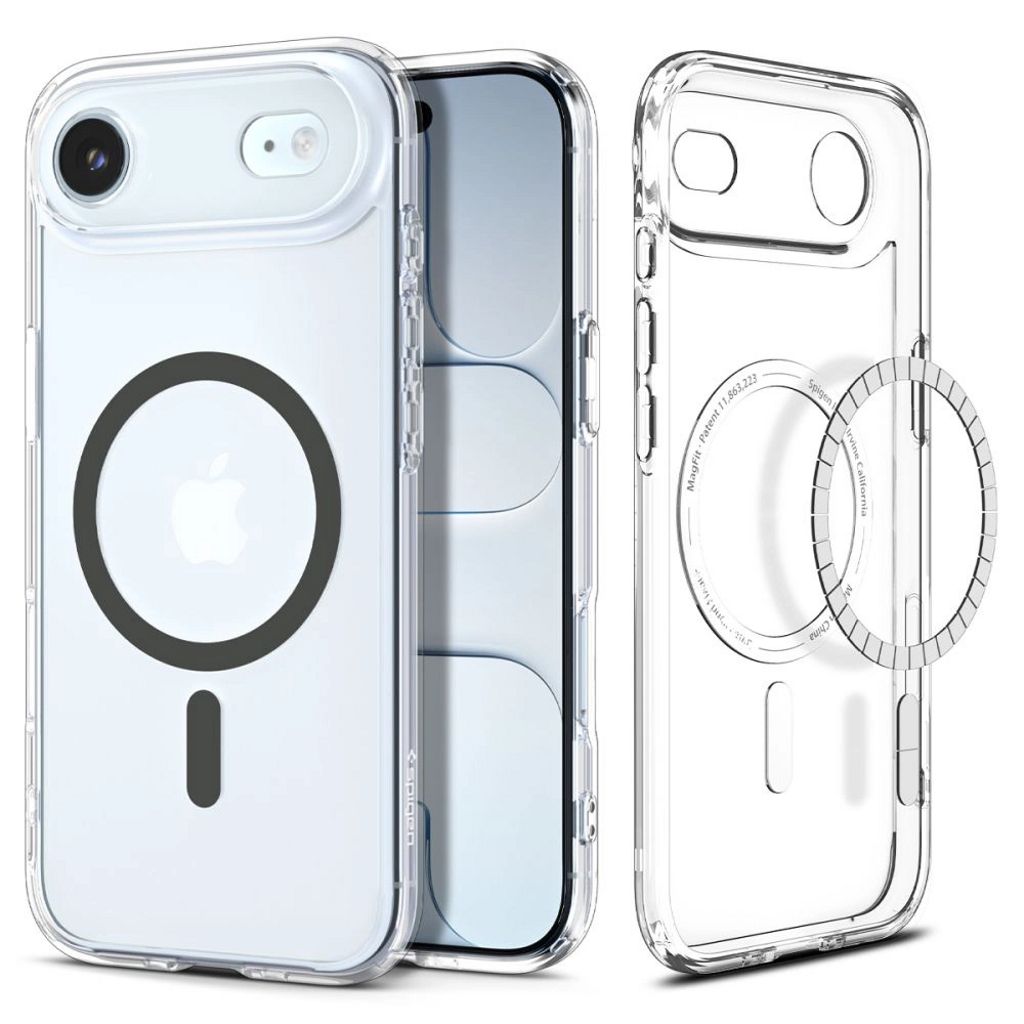 Spigen Ultra Hybrid MagSafe skal till iPhone Air – transparent grå
