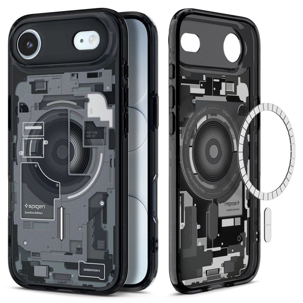 Spigen Ultra Hybrid MagSafe Zero One skal till iPhone Air – svart