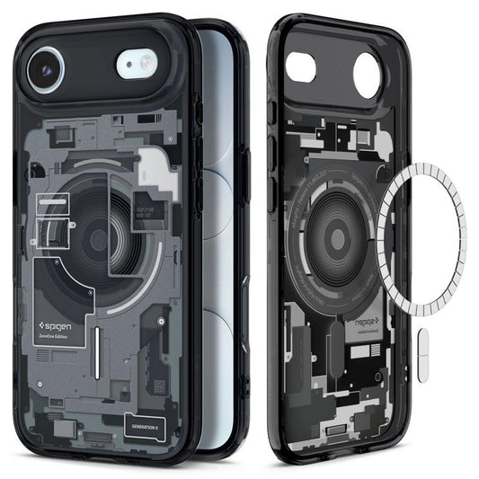 Spigen Ultra Hybrid MagSafe Zero One skal för iPhone Air - svart
