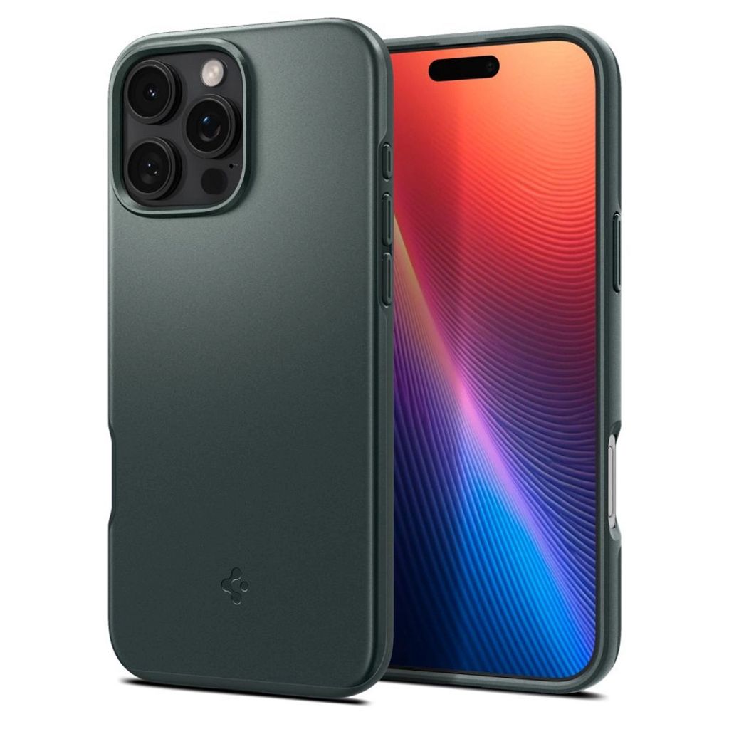 Spigen iPhone 16 Pro Max Thin Fit MagSafe skal – grön