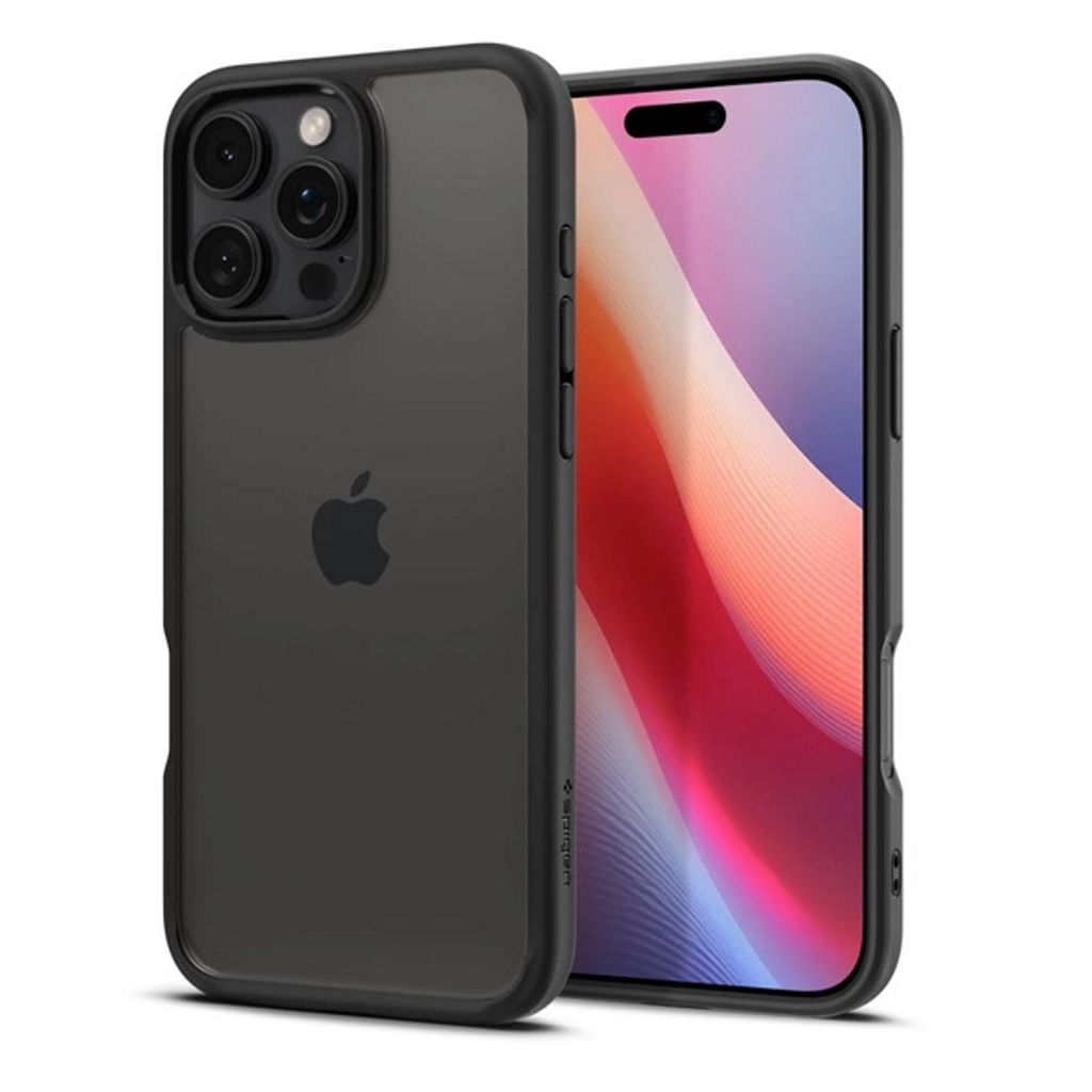Spigen iPhone 16 Pro Ultra Hybrid skal - svart