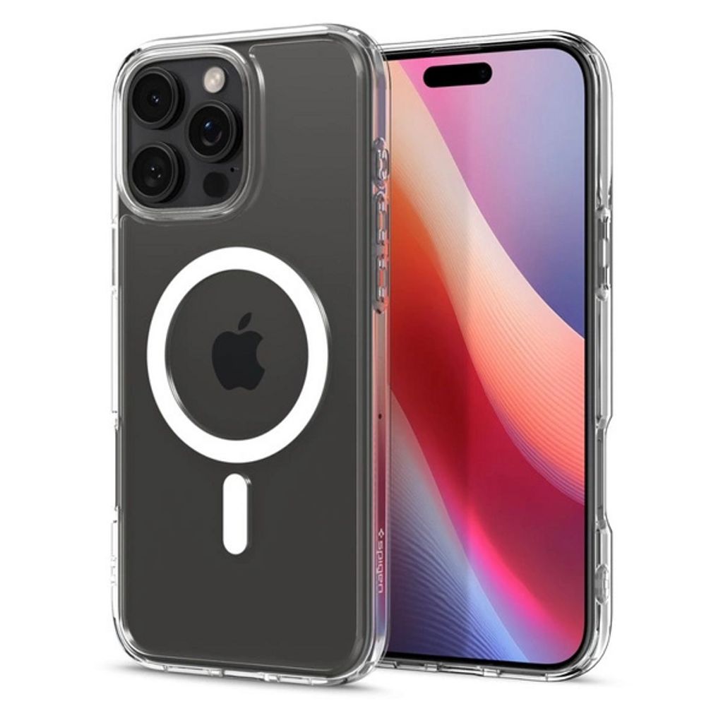 Spigen iPhone 16 Pro Ultra Hybrid MagSafe skal - transparent / vit