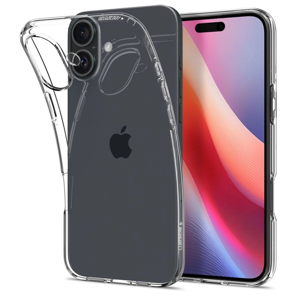 Spigen iPhone 16 Liquid Crystal skal – Transparent