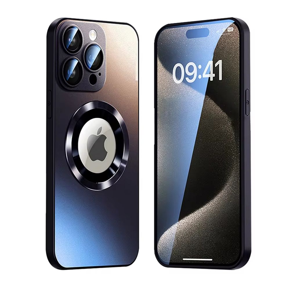 SiGN magnetiskt skal iPhone 16 Pro Max with lens protection and logo view – svart