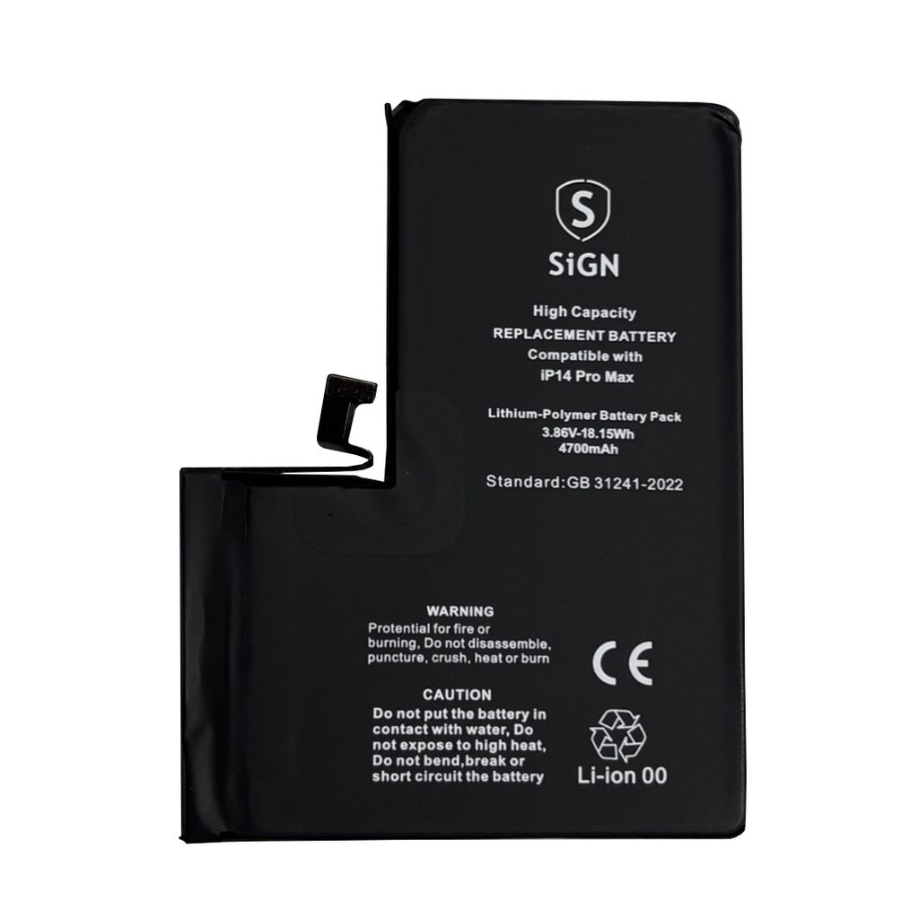 IPhone 14 Pro Max High capacity batteri – 4770mAh