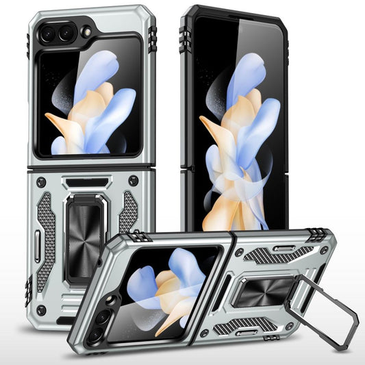 Samsung Galaxy Flip6 / Flip 7 FE Case with kickstand - Gray