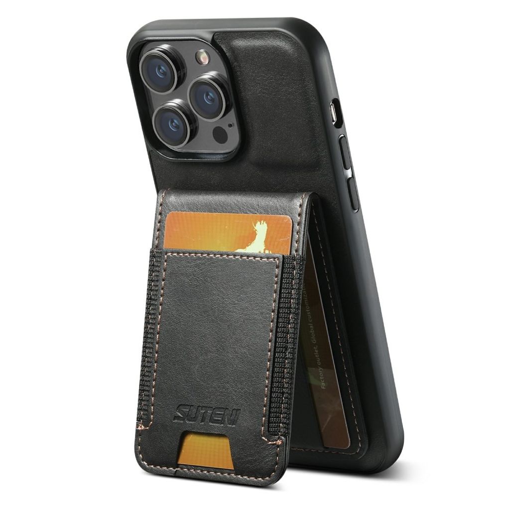 SUTENI iPhone 11 Pro skal with stativ – svart