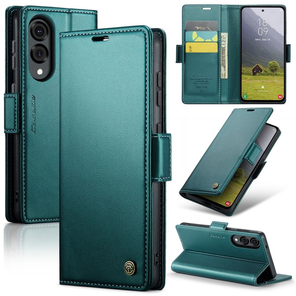 CASEME Samsung Galaxy S25 Edge Cover with Stand - Green