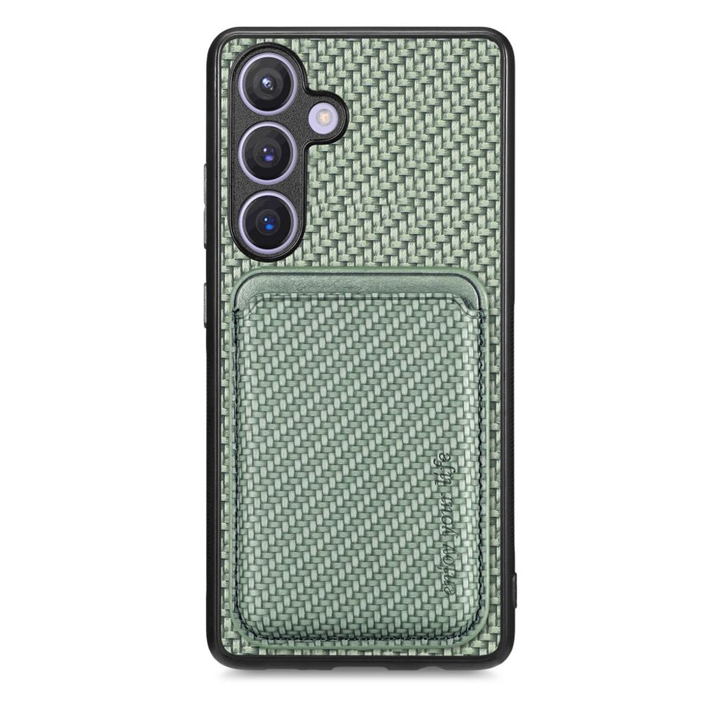 Samsung Galaxy S24 Magnetic Card Holder Case - Green