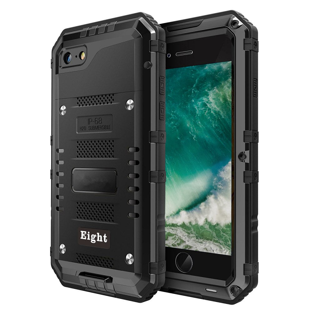 LOVE MEI Powerful Extra Solid skal for iPhone 7/8 – svart