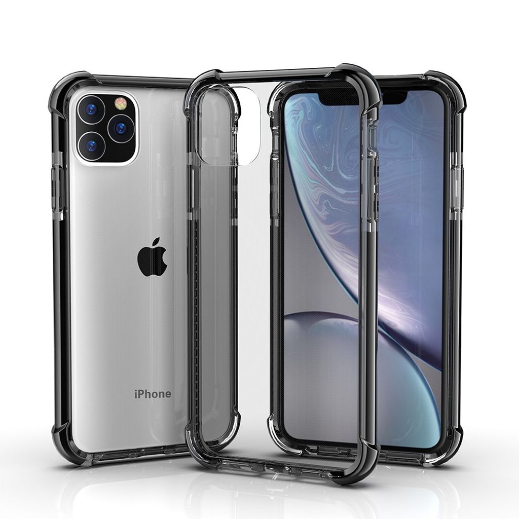 Stötdämpande iPhone 11 Pro skal in acrylic - svart