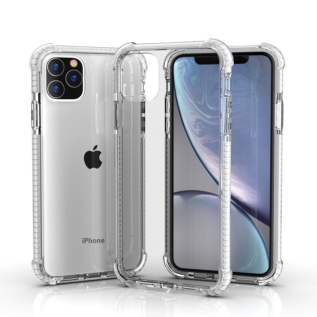 Stötdämpande iPhone 11 Pro Max skal in acrylic - vit