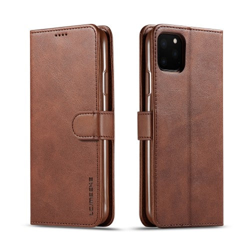 LC.imeeke Wallet Fodral for iPhone 11 Pro Max - Kaffe