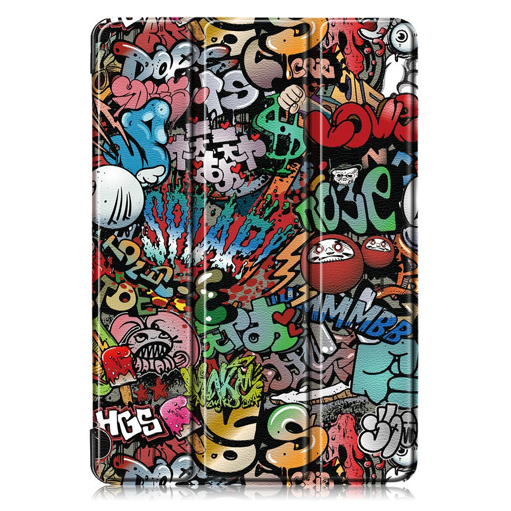 iPad 10.2" 2021/2020/2019 Tri-fold Cover with Stand Function - Graffiti