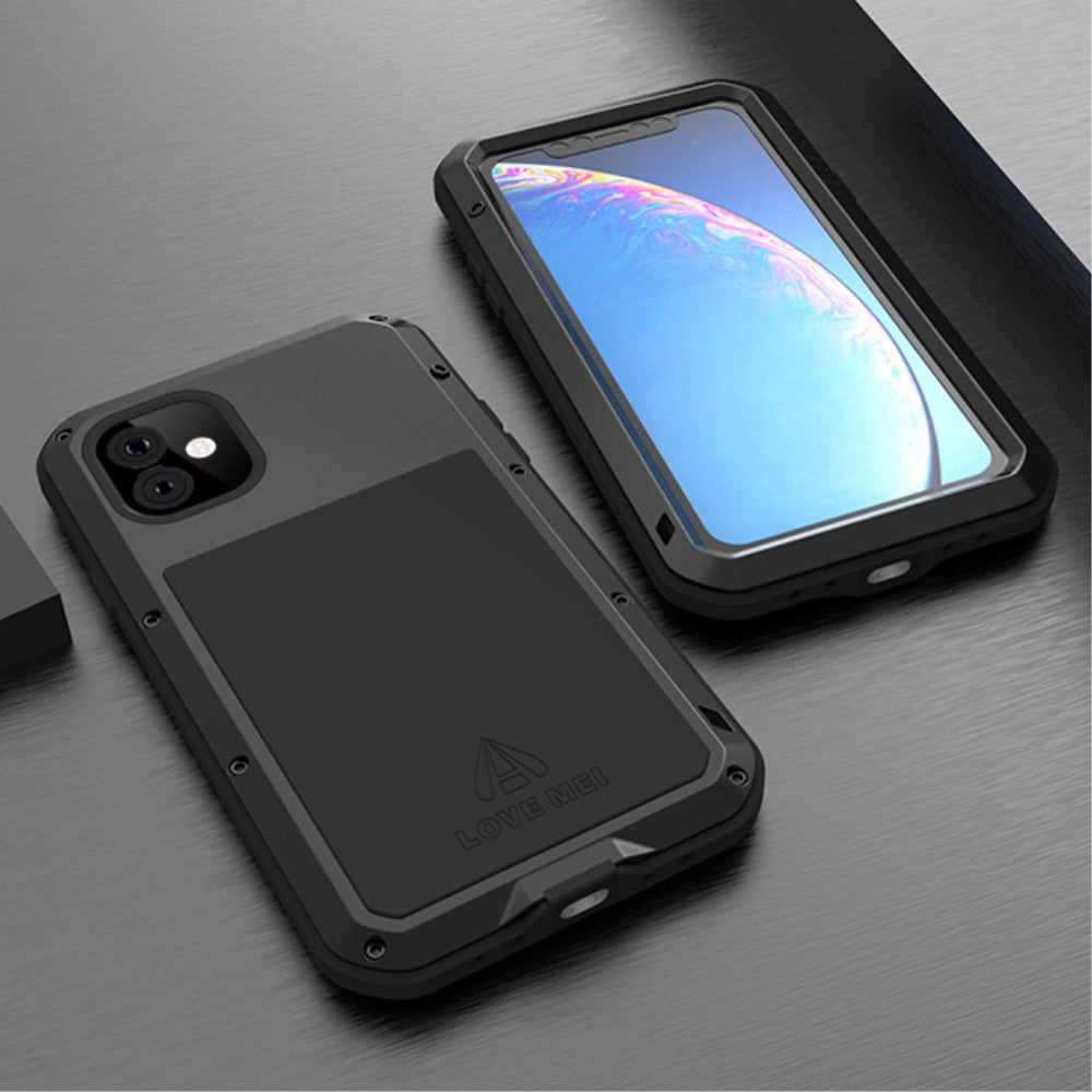 LOVE MEI ShockProof Skal for iPhone 11 & XR - Black