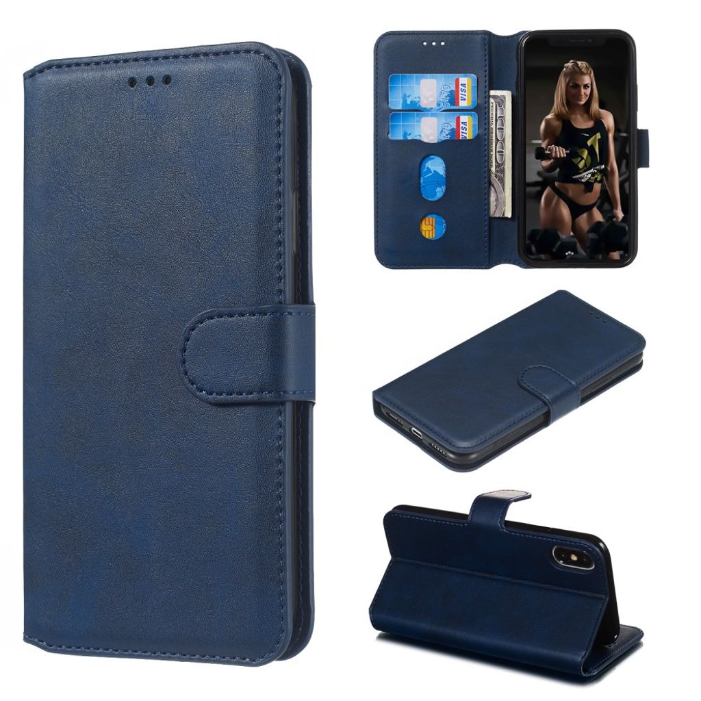 Magnetic iPhone X/XS cover - Blue