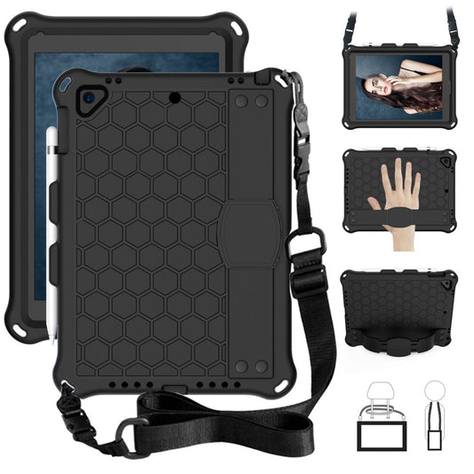 iPad 9.7" 5/6, iPad Air/Air 2 EVA case with carrying strap - Black