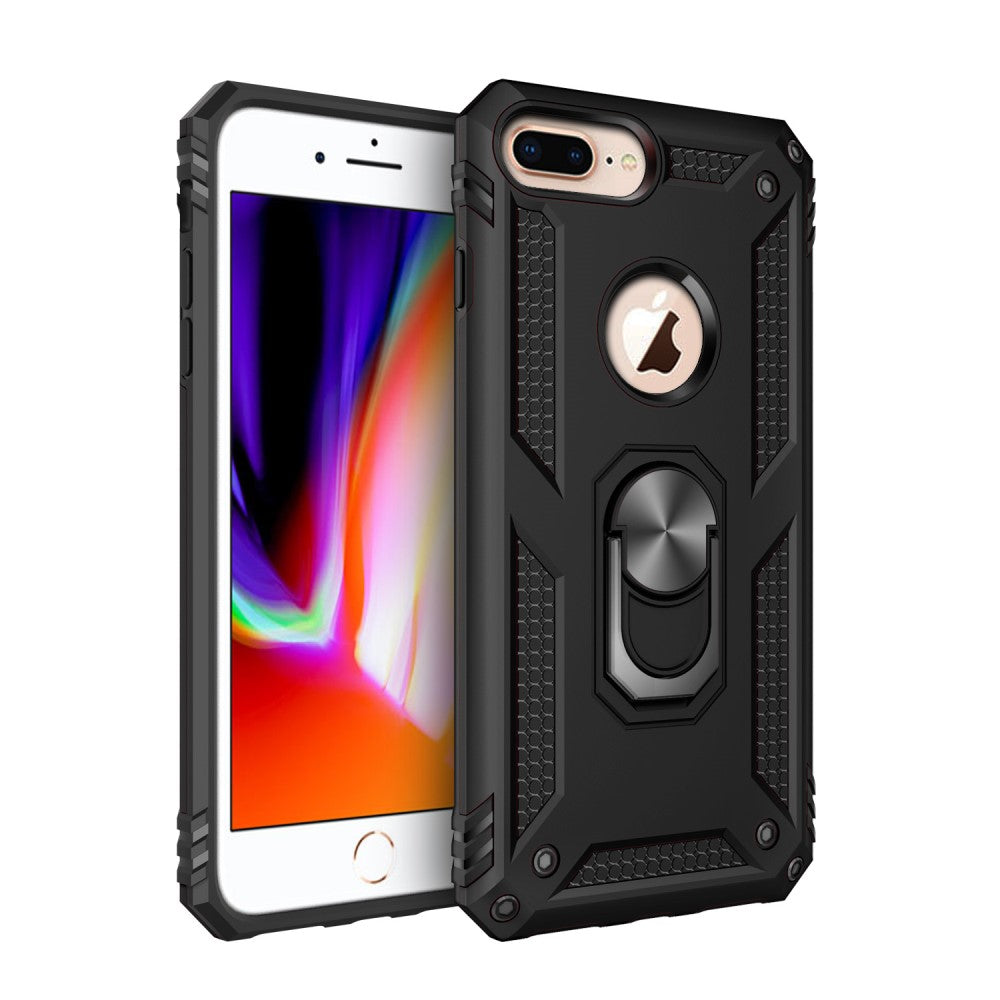 Stöd Armor Style iPhone 6 Plus/7 Plus/8 Plus skal – svart