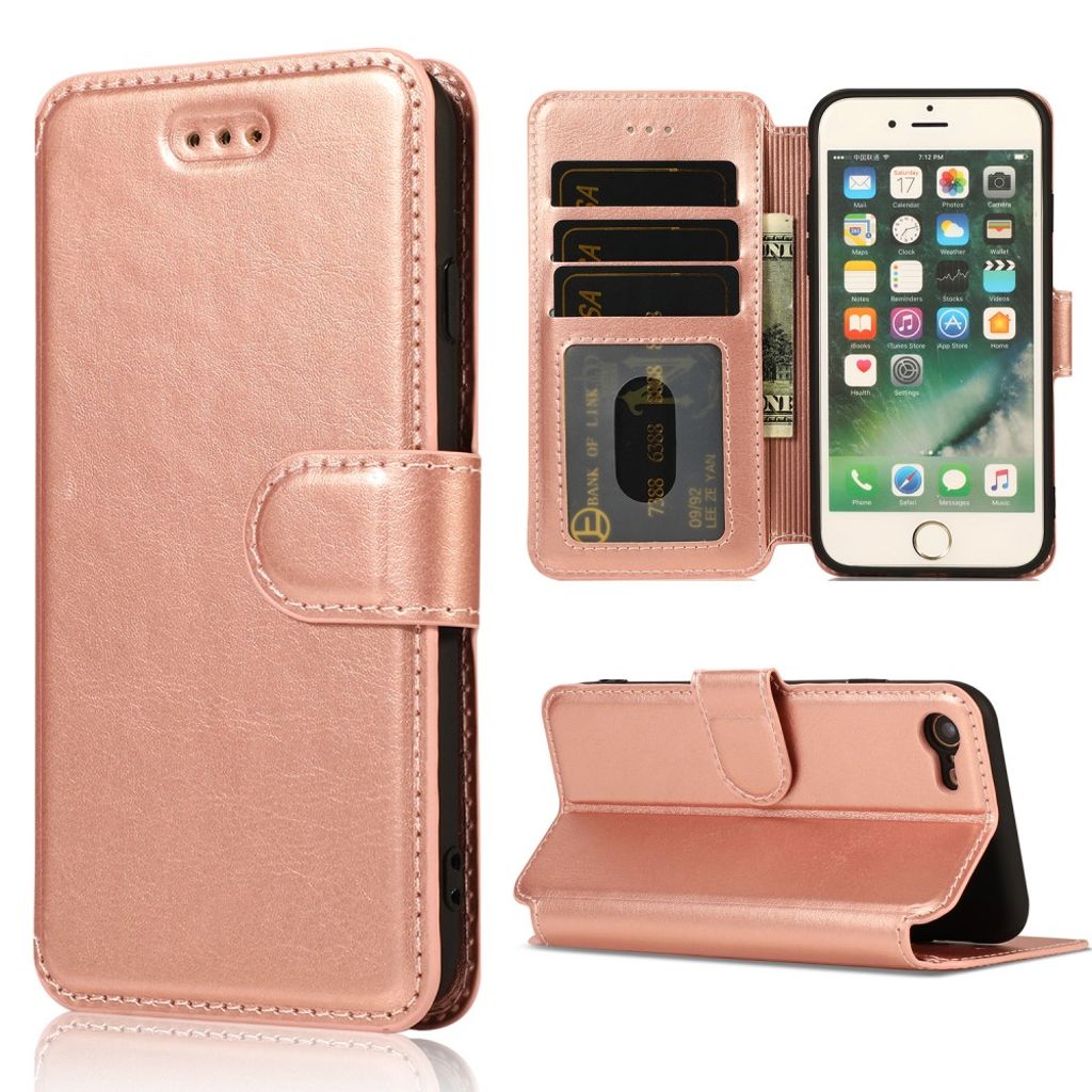 iPhone SE 22/SE 20/8/7 cover - Rose gold-colored