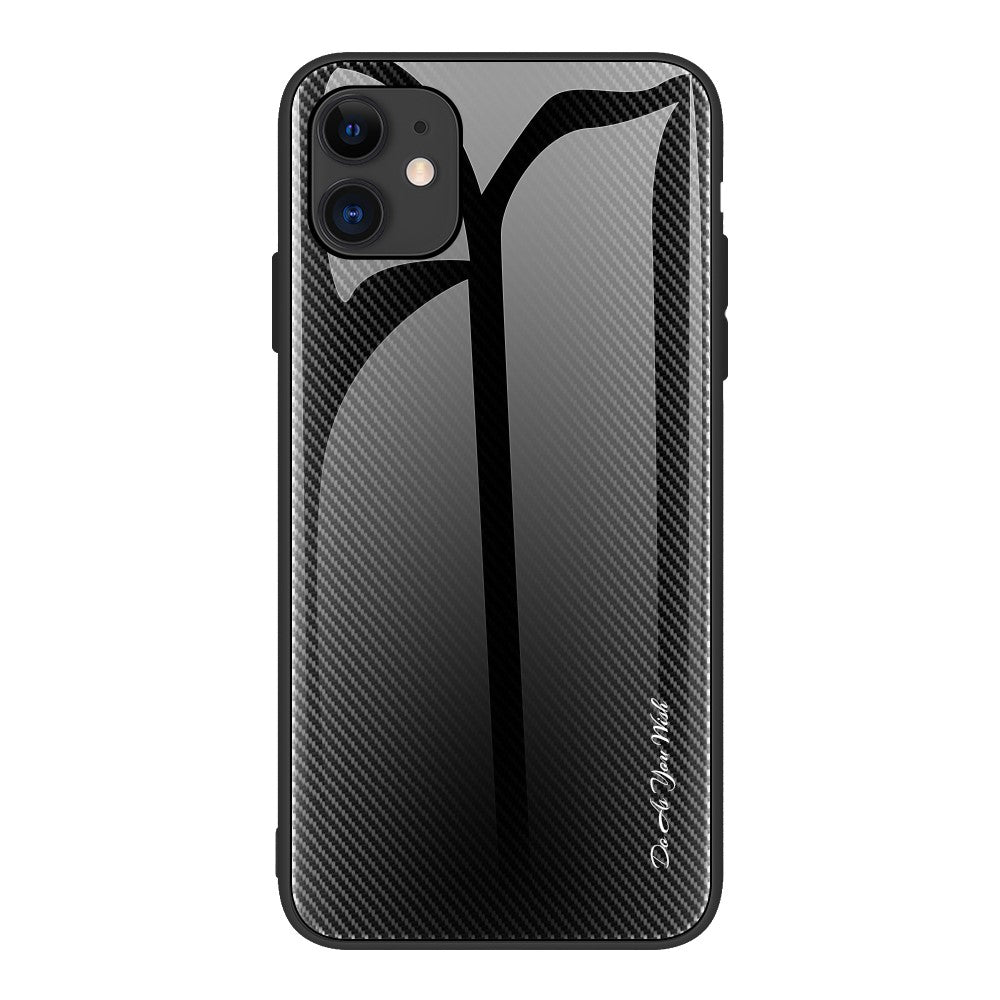 Carbon Fibre skal for iPhone 12 Mini – svart