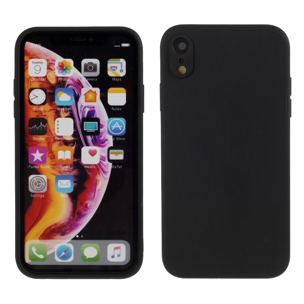 Matte iPhone XR skal - svart